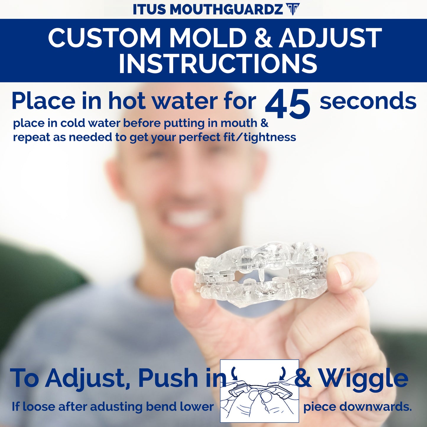 New SilentZPro 2.0 - Fully Adjustable Professional Anti-Snore Mouthguard: USA Design & Patented Protection Technology For a Safe Nights Sleep